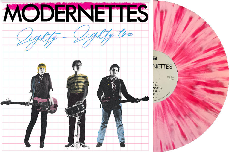 Modernettes - Eighty / Eighty Two (Teen City/ View From The Bottom)  NEW LP (pink splatter vinyl)