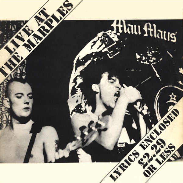 Mau Maus - Live At The Marples USED LP