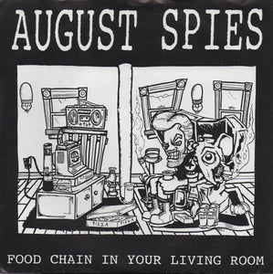August Spies - Food Chain In Your Living Room USED 7"