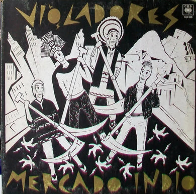 Los Violadores - Mercado Indio USED POST PUNK / GOTH LP (peru)