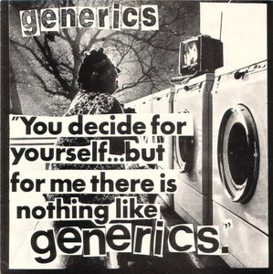 Generics - Societal Hemhorrage USED 7"