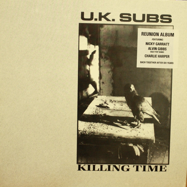 U.K. Subs - Killing Time USED LP (clear vinyl)