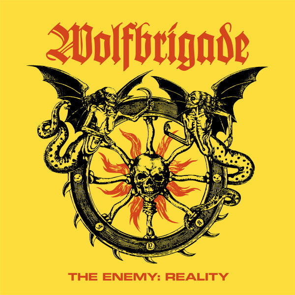 Wolfbrigade - The Enemy : Reality USED LP (white w/ black splatter)