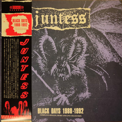 Juntess - Black Days 1988 to 1992: Complete Singles, Demo And Live Collection NEW 2xLP (w/ 2xCD)