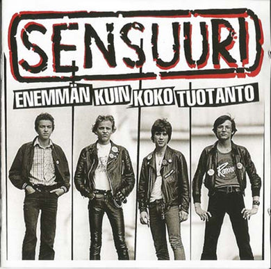 Sensuuri ‎- Enemman Kuin Koko Tuotanto NEW 2xLP