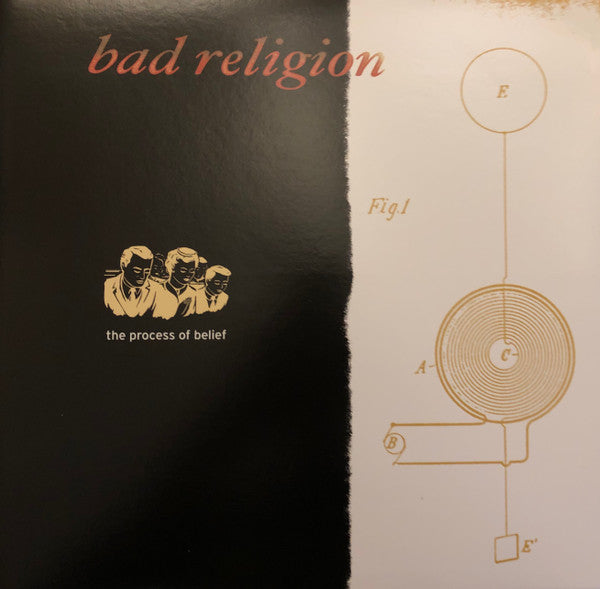 Bad Religion - The Process Of Belief USED LP (neon orange vinyl)