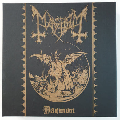 Mayhem ‎- Daemon USED METAL LP (boxset) gold vinyl