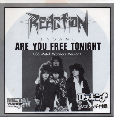Reaction - Are You Free Tonight USED METAL 7