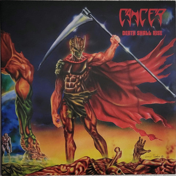 Cancer - Death Shall Rise USED METAL LP (180 gram red vinyl)