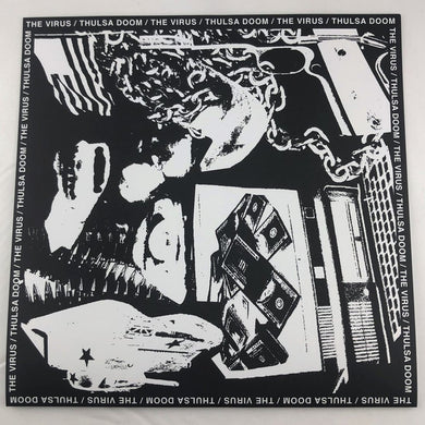 Thulsa Doom / The Virus - Split USED LP (red vinyl)