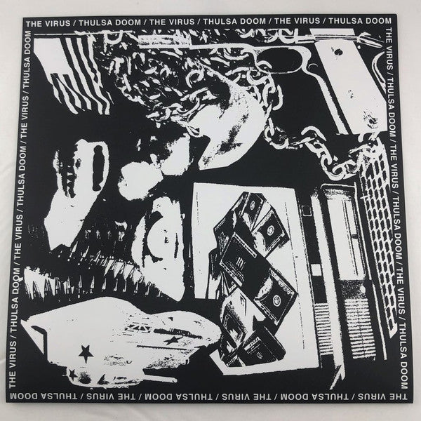Thulsa Doom / The Virus - Split USED LP (red vinyl)