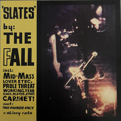 Fall ‎- Slates NEW POST PUNK / GOTH LP