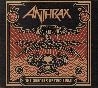 Anthrax ‎- The Greater Of Two Evils USED METAL CD