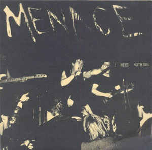 Menace - I Need Nothing (purple vinyl) NEW 7