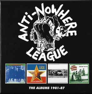 Anti Nowhere League ‎- The Albums 1981 to 87 NEW 4xCD