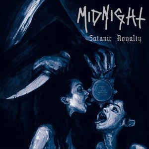 Midnight - Satanic Royalty USED METAL LP (blue grey swirl vinyl)