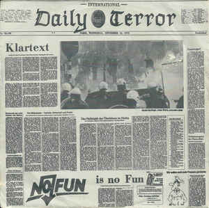 Daily Terror ‎- Klartext NEW 7"