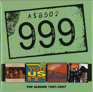 Nine Nine Nine (999) ‎- The Albums 1987 to 2007 NEW 4xCD