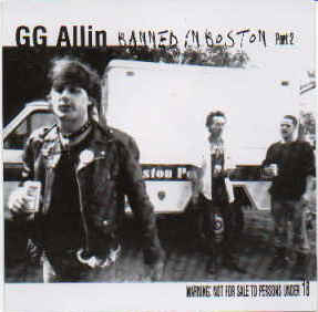 GG Allin ‎- Banned In Boston Part 2 NEW CD