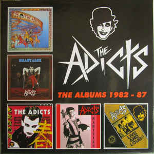 Adicts ‎- The Albums 1982 to 87 NEW 5xCD