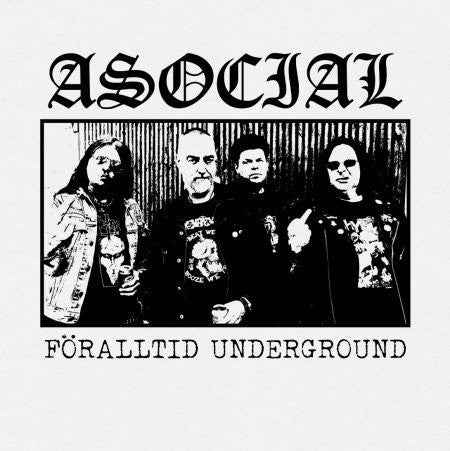 Asocial ‎- Foralltid Underground NEW LP