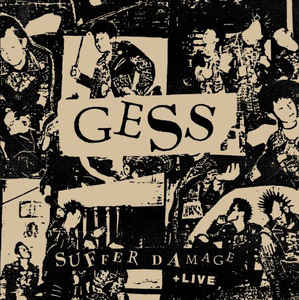Gess ‎- Suffer Damage + Live NEW LP