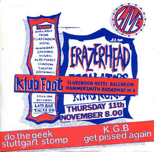 Erazerhead - Live At Klub Foot USED 7