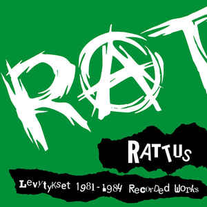 Rattus ‎- Levytykset 1981 to 1984 Recorded Works NEW 2xLP