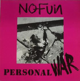 No Fun - Personal War NEW POST PUNK / GOTH LP