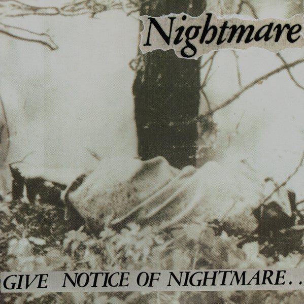 Nightmare - Give Notice Of Nightmare.. USED LP