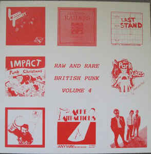 Comp - Raw And Rare British Punk Vol 4 USED LP