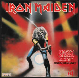 Iron Maiden - Heavy Metal Army Maiden Japan USED METAL LP (jpn)