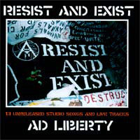 Resist And Exist - Ad Liberty NEW CD