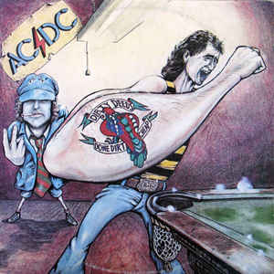 AC/DC ‎- Dirty Deeds Done Dirt Cheap USED METAL LP
