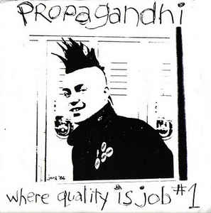 Propagandhi - Where Quality Is Job #1 USED 2x7