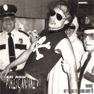 GG Allin ‎- Public Animal #1 NEW CD