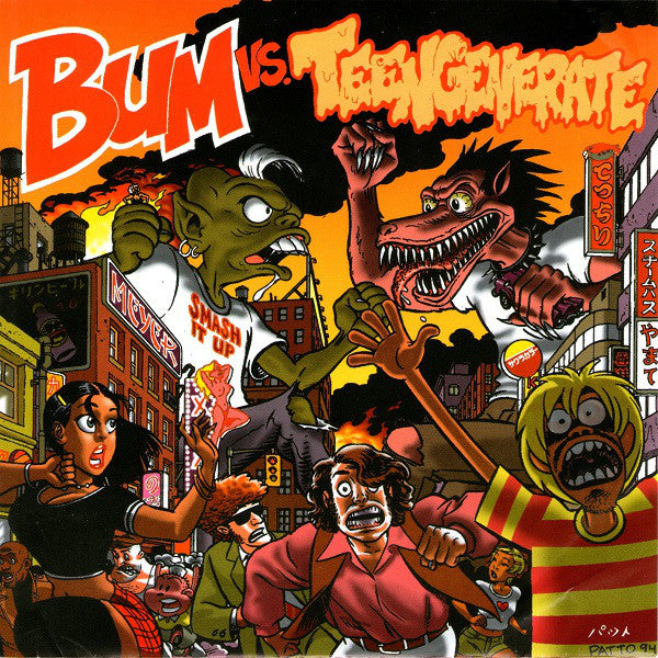 Bum / Teengenerate - Split USED 2x7