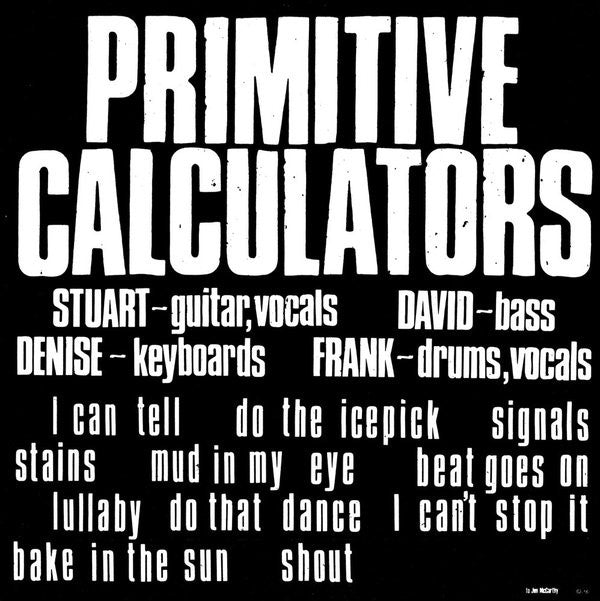 Primitive Calculators - Self Titled NEW LP