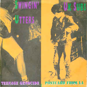 Swingin Utters / UK Subs - Split USED 7