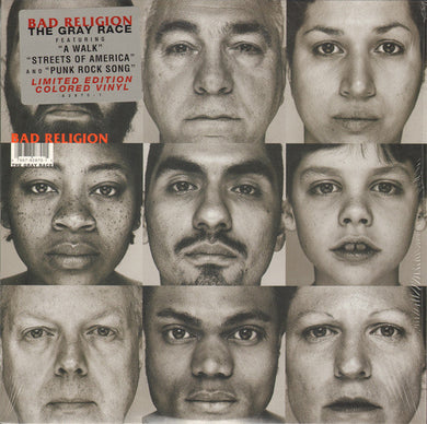 Bad Religion ‎- The Gray Race USED LP (crystal silver vinyl)