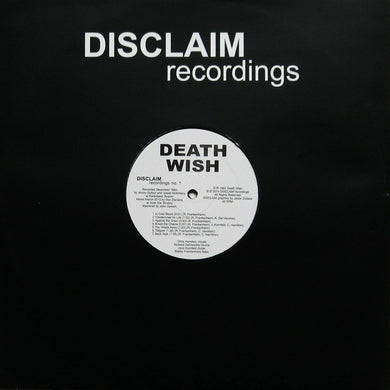 Death Wish - s/t NEW LP