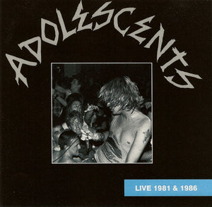 Adolescents - Live 1981 to 1986 NEW LP