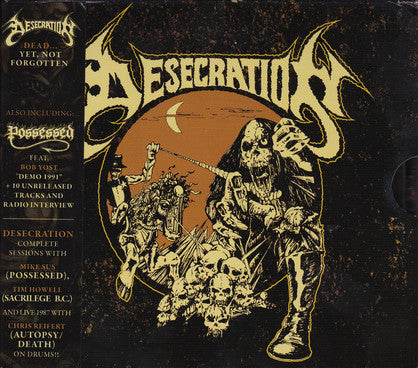 Desecration - Dead Yet, Not Forgotten NEW METAL CD + DVD