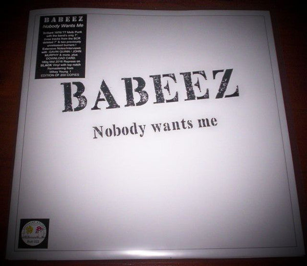 Babeez - Nobody Wants Me NEW LP