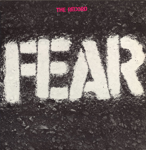 Fear - The Record USED LP (1983)