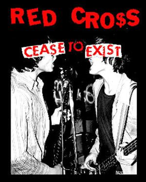 RED CROSS CEASE back patch