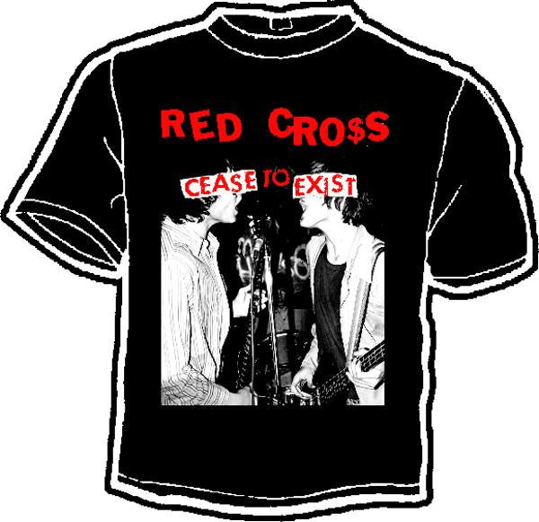 RED CROSS CEASE shirt