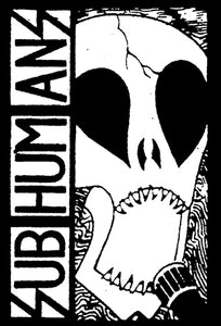 SUBHUMANS SKULL back patch