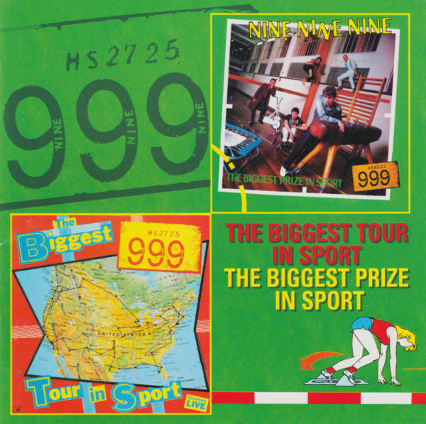 Nine Nine Nine (999) - The Biggest Tour In Sport / The Biggest Prize In Sport USED CD