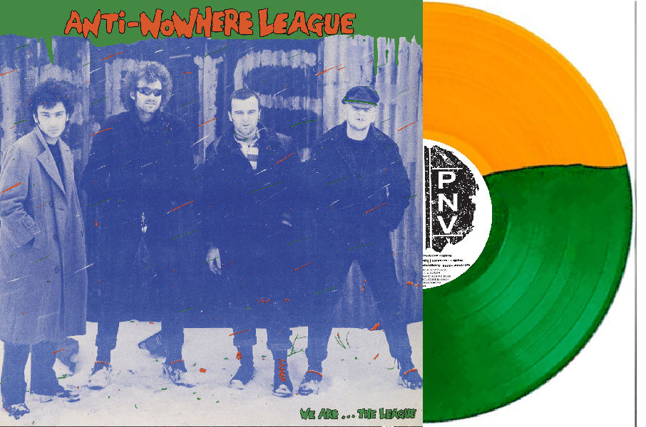 Anti Nowhere League - We Are The League NEW LP (orange/green split vinyl)